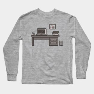 Desk Long Sleeve T-Shirt